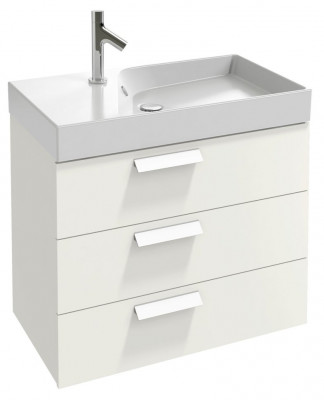 Мебель для раковины-столешницы 80х46 см, 3 выдвижных ящика, Jacob Delafon «RYTHMIK» (EB1309-E70), арлингтонский дуб