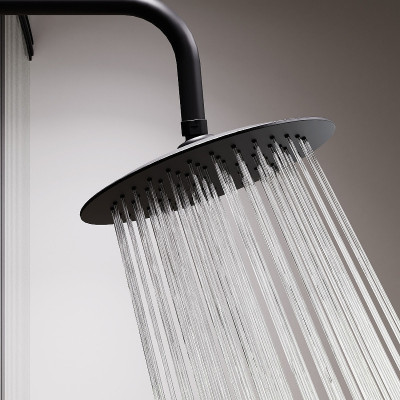 Душевая система Damixa Scandinavian Pure 936810300 с термостатом черная матовая 1 режим