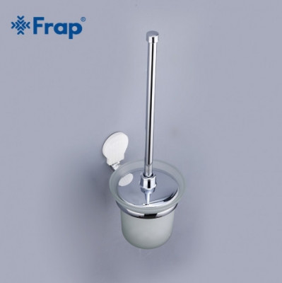 Ершик Frap металл/пластик, белый/хром (F3310)