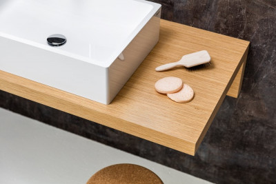 RAVAK X000000833 Столешница под умывальник левый 800 светлое дерево