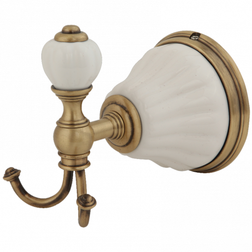 MIGLIORE Olivia 17430 крючок двойной, бронза