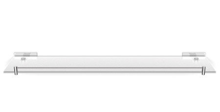 LANGBERGER Alster 10951А полка стекло прямая 60 см, хром
