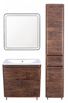 Зеркало для ванной Style Line Атлантика 60 с подсветкой и часами (СС-00002214)