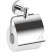 Держатель туалетной бумаги Haiba HB1703 с крышкой (металл) хром