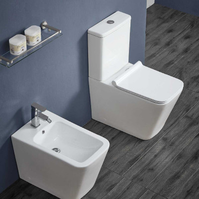 Унитаз-компакт Q-Line VT2-12 механизм слива Geberit ультратонкое сиденье soft close
