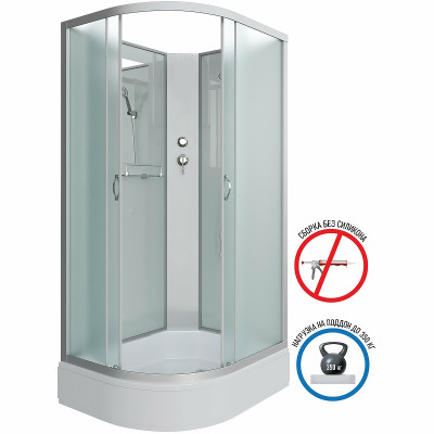 Душевая кабина Niagara Classic 120х90 R NG-33294-14RBK асимметричная