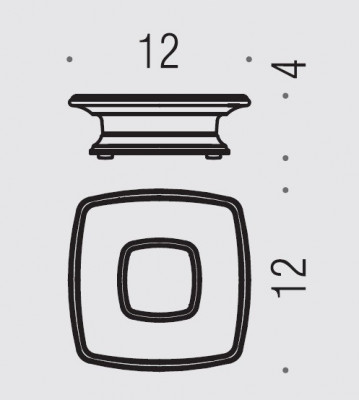 COLOMBO Portofino B3242 мыльница