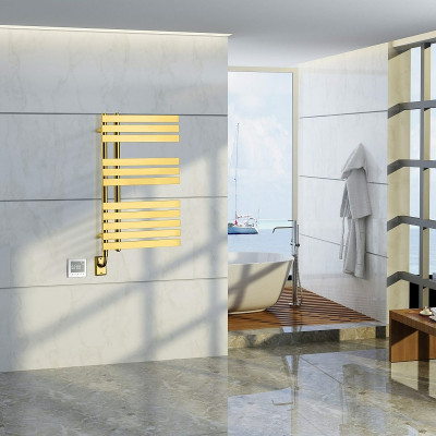 Полотенцесушитель электрический Boheme Venturo 721-G GOLD (золото глянцевый)