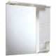 Зеркало со шкафчиком Runo Стиль 75 R 00000001128 с подсветкой белое прямоугольное  (00000001128)