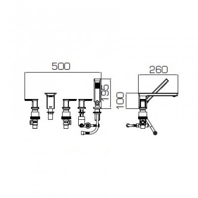 Bravat PHILLIS F556101C-ENG смеситель, хром