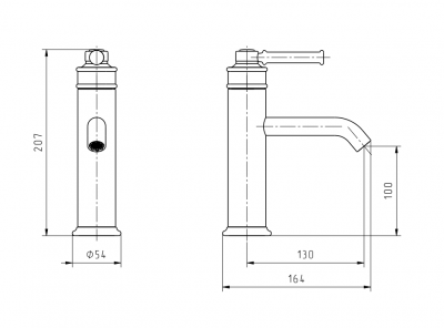 MIGLIORE Ermitage MINI 31413 смеситель для раковины, хром