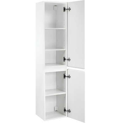 Шкаф пенал в ванную Veedi Prestige 35 PRS000P-R подвесной белый