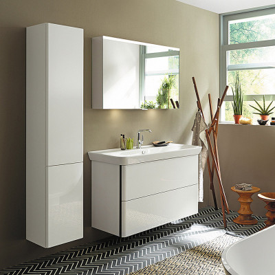 Тумба с раковиной Burgbad Iveo 120 SFEN120F2833G0161C0001*1 подвесная белая глянцевая