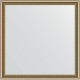 Зеркало настенное Evoform Definite 72х72 BY 1022 в багетной раме Бусы золотые 46 мм  (BY 1022)