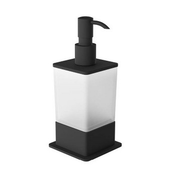 Дозатор жидкого мыла настольный EXCELLENT Riko черный (DOEX.1616BL)