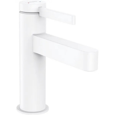 Кран подачи воды для раковины Hansgrohe Finoris 76013700 (белый матовый)