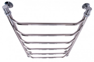 Водяной полотенцесушитель Акванерж Трапеция групповая с полкой 600x600 (04-01-6060)