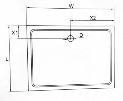 Поддон душевой Cezares-SMC TRAY-M-AH-140/90-35-W