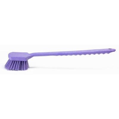 Haccper Щетка с длинной ручкой, для мытья и оттирки, жесткая, 500 мм, фиолетовая