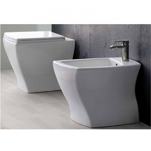 CERAMICA ALA CRAZY 25BDM биде 35 см х 51 см, белое