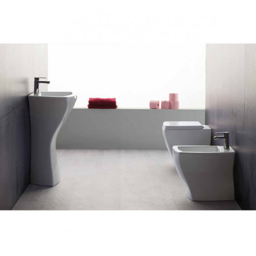 CERAMICA ALA CRAZY 25BDM биде 35 см х 51 см, белое