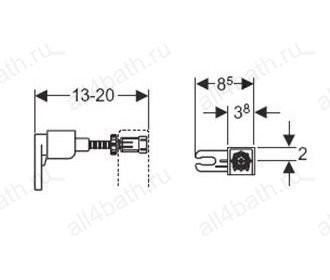 Geberit Duofix 111.815.00.1 комплект крепежных элементов