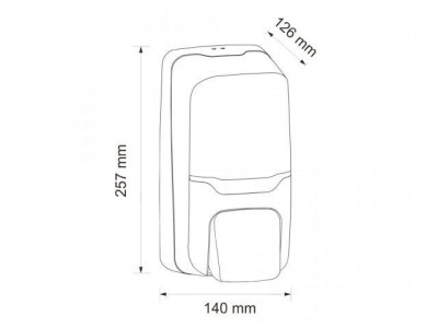 MERIDA HARMONY DHB402 сенсорный спрей-дозатор дезинфицирующего средства