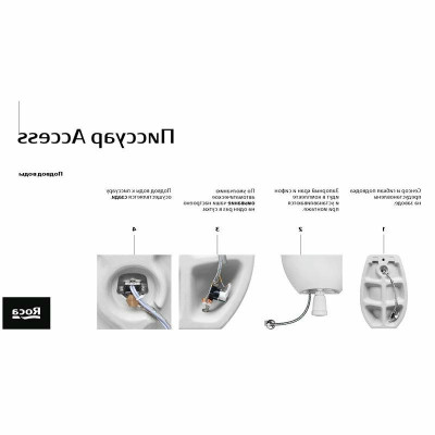 Писсуар Roca Access ZRU9310181 сенсорный белый, фарфор, 43 см, скрытый подвод воды.