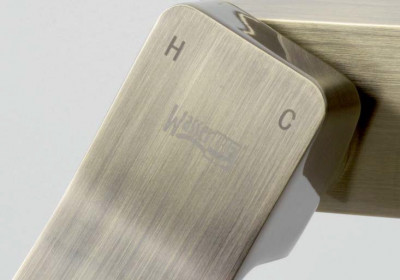 WasserKRAFT Exter 1602L cмеситель для ванны с длинным изливом, светлая бронза