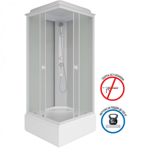 Душевая кабина Niagara Promo 90x90 P90/26Q/MT квадратная