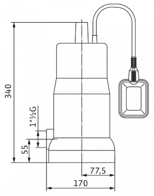 Насос дренажный WILO Initian DRAIN 13-9 (4186548)