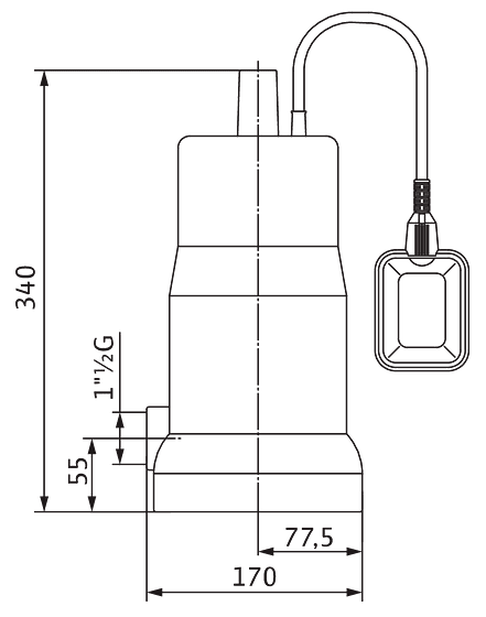 Насос дренажный WILO Initian DRAIN 13-9 (4186548)