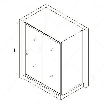 Душевой уголок RGW Passage PA-76 130х70 35087637-11 прозрачный профиль хром прямоугольный