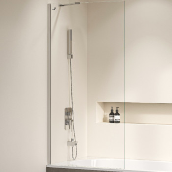 Шторка на ванну RGW Screens SC-150 90х150 351115009-11 пр-ль хром стекло прозрачное