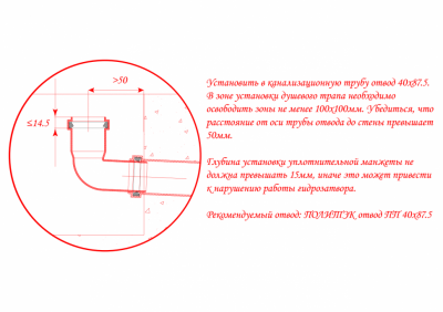 VERAGIO CANYON VR.CAN-2005.CR сливной трап d40, хром