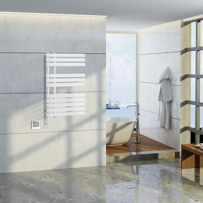 Полотенцесушитель электрический Boheme Venturo 721-MW MATT WHITE (белый матовый)