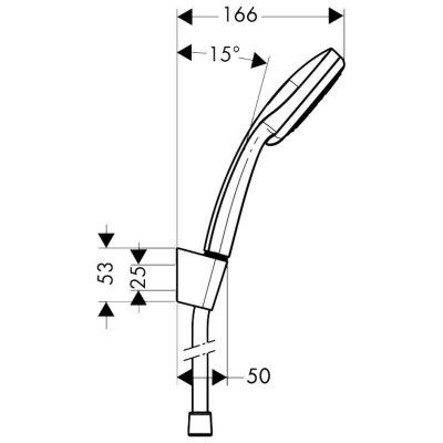 HANSGROHE Raindance Croma 100 Multi/Porter’S душевой набор