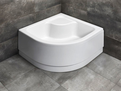 Акриловый поддон для душа Radaway Indos A 90x90x42 белый четверть круга