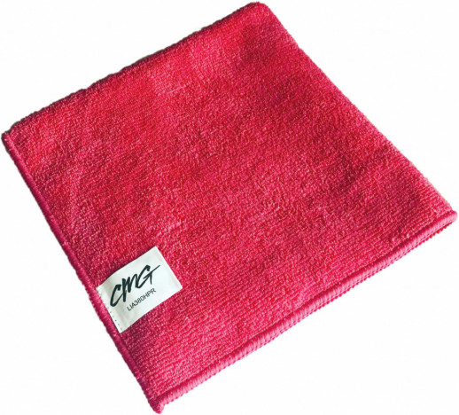 High Plush Салфетка из микрофибры универсальная 40х40см, Плотность 380гр/м., красная