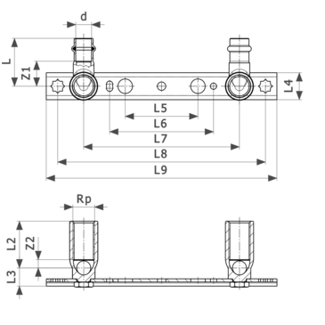 Viega Монтажный узел Sanpress