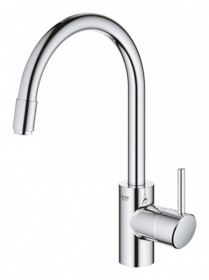 Смеситель для кухни GROHE Concetto New с высоким изливом, хром (32663003)