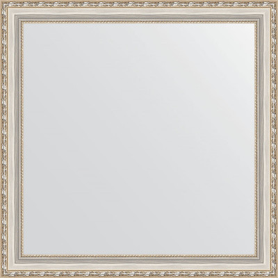 Зеркало настенное Evoform Definite 75х75 BY 3238 в багетной раме Версаль серебро 64 мм