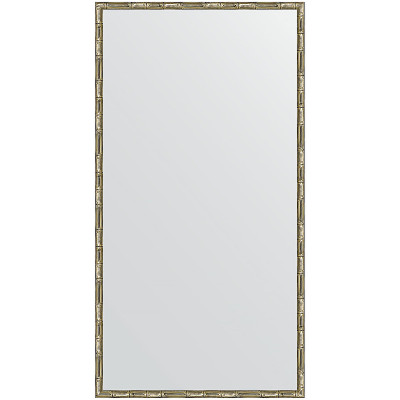 Зеркало настенное Evoform Definite 127х67 BY 0745 в багетной раме Серебряный бамбук 24 мм