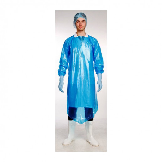 Фартук HACCPER Evatex с рукавами, размер M, 1285х870 мм,10 шт