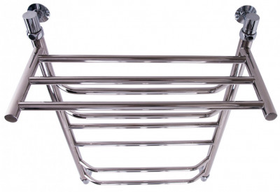 Водяной полотенцесушитель Акванерж Трапеция прямая с полкой 800x600 (04-0148060)