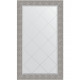 Зеркало настенное Evoform ExclusiveG 131х76 BY 4238 с гравировкой в багетной раме Чеканка серебряная 90 мм  (BY 4238)