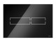 TECElux Mini Панель смыва Mini с электронным сенсорным приводом, материал стекло, цвет панели черный, цвет клавиш черный (9240961)  (9240961)