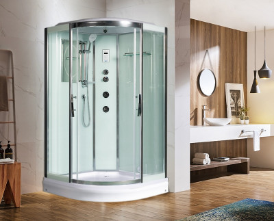 Душевая кабина WeltWasser WW500 Emmer 11015 110x110 10000003286 профиль хром четверть круга