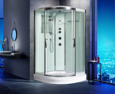 Душевая кабина WeltWasser WW500 Emmer 11015 110x110 10000003286 профиль хром четверть круга