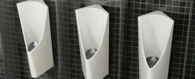 Писсуар Jacob Delafon Struktura EZA022-00: скрытый подвод, белый фарфор, французский дизайн